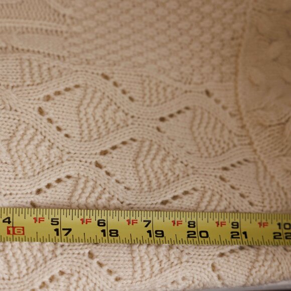 Kate Hill Beige Turtleneck Petite Medium - Picture 6 of 6